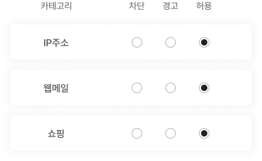 웹사이트차단